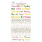 Blossom Serenity Paper Stickers Words