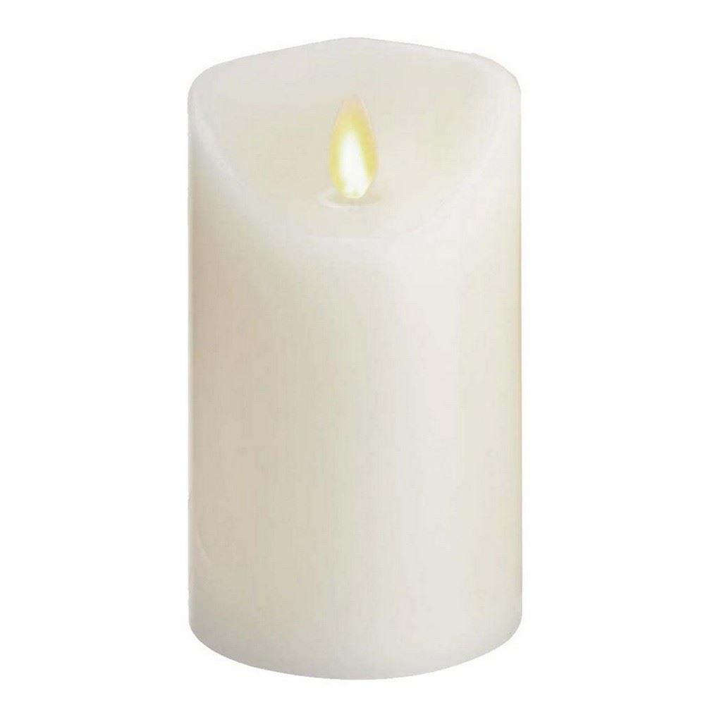 Set di 3 candele decorative a LED crema