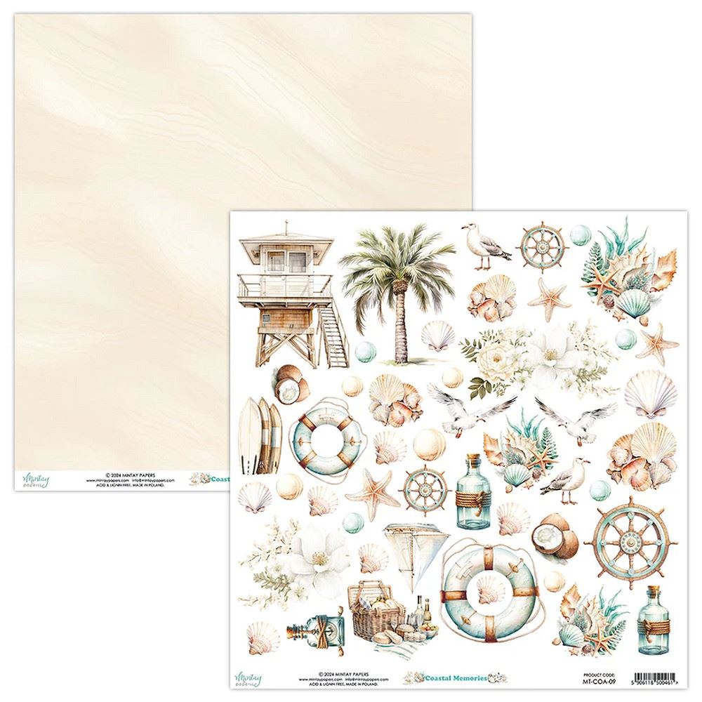 Carta Scrap Coastal Memories Elements