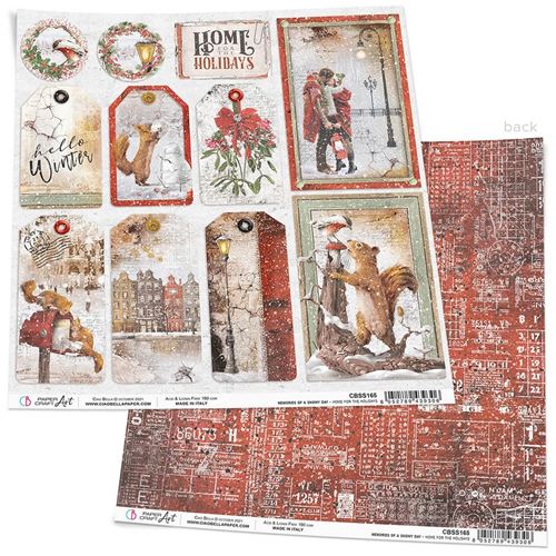 Carta per Scrapbooking - Natale - Mondo Fai da Te