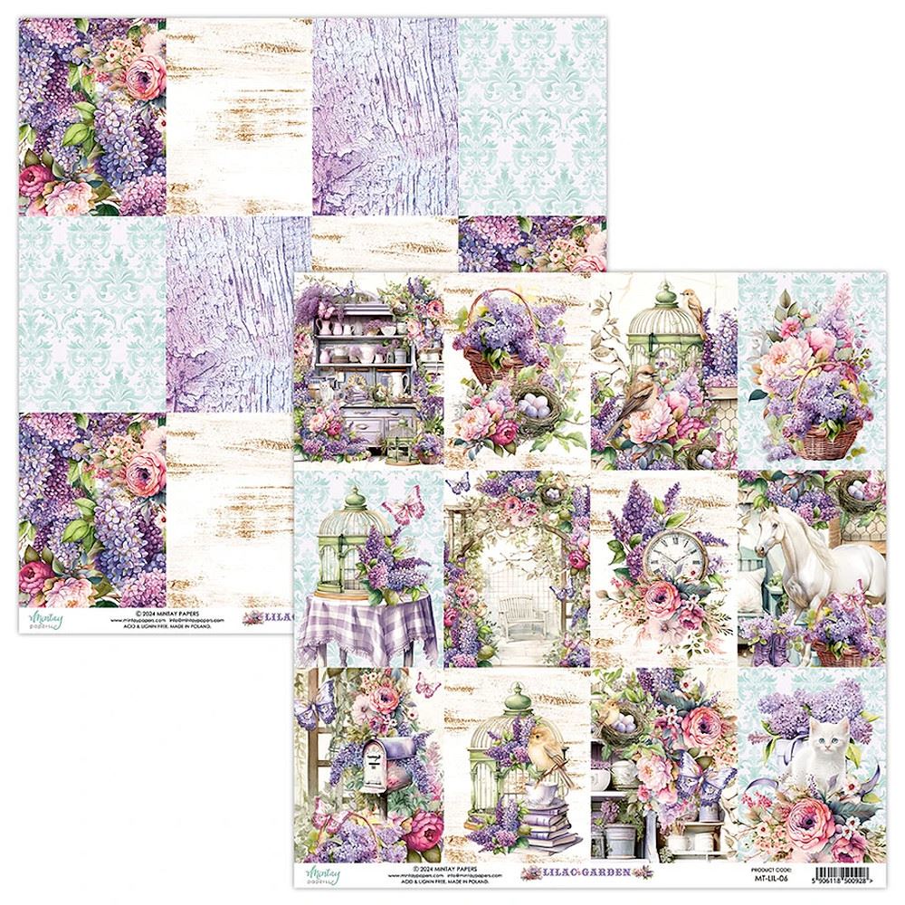 Carta Scrap Lilac Garden Collection