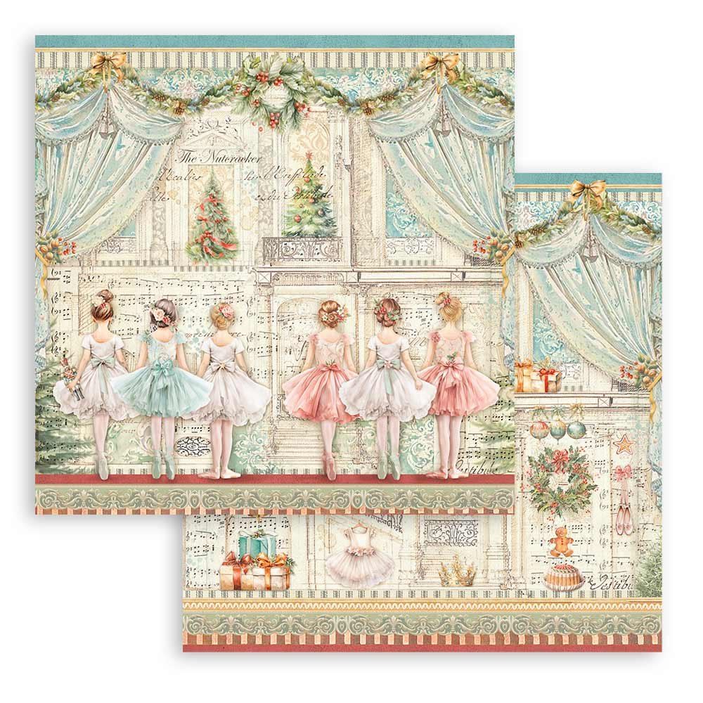 Carta Scrap The Nutcracker balletto Stamperia