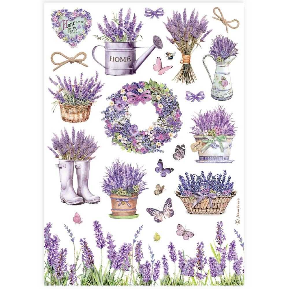 Carta di riso Provence accessori Stamperia