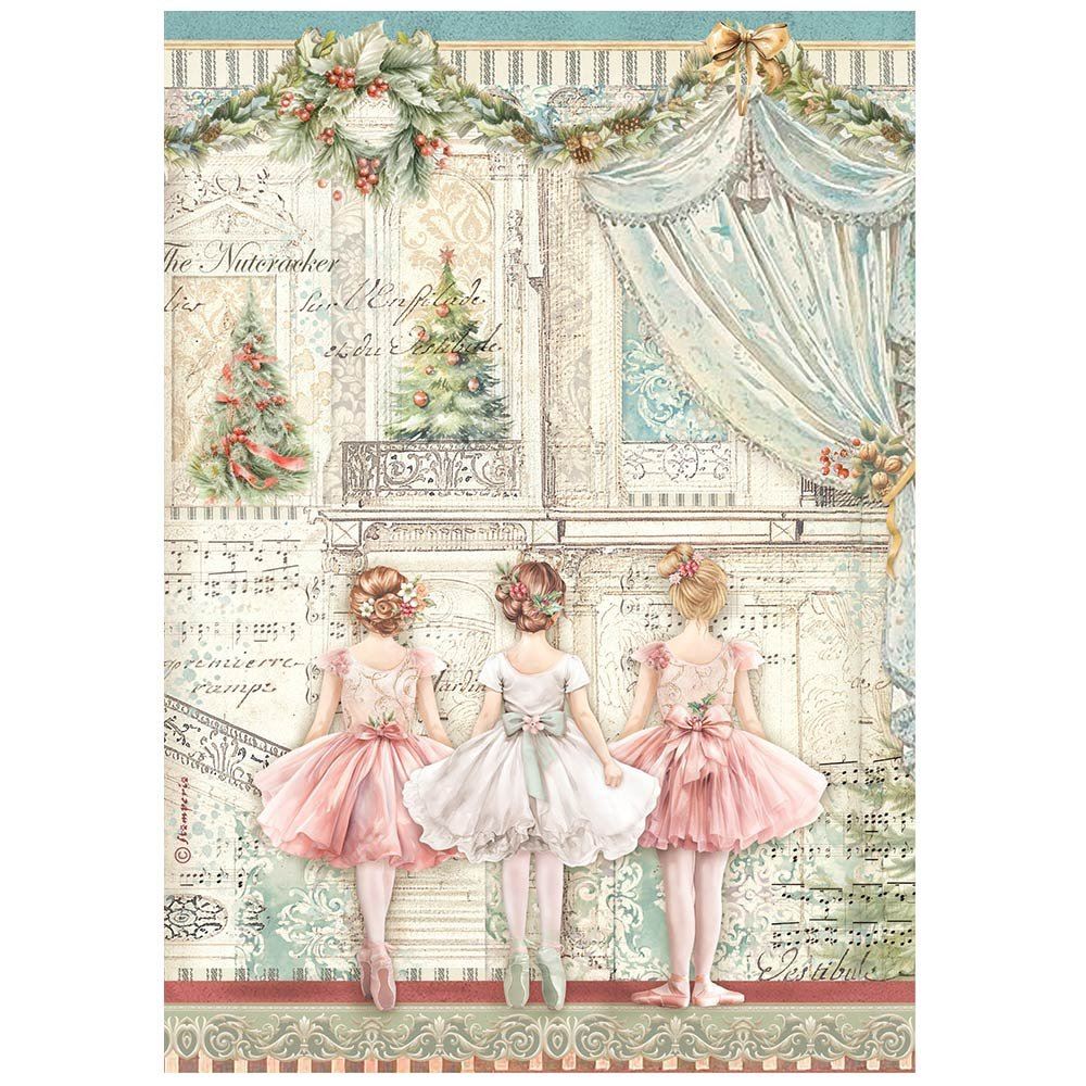 Carta di riso The Nutcracker balletto Stamperia