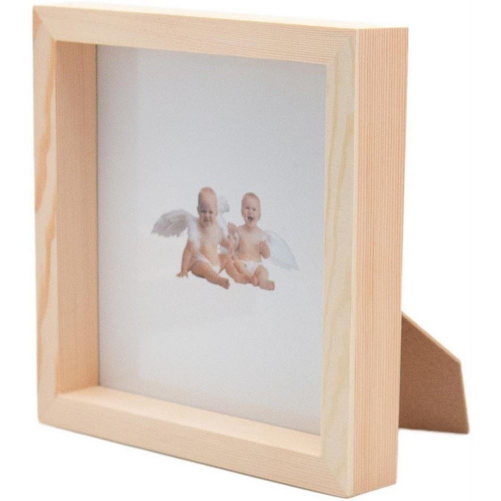 Mira Cornice in legno Cannes 25x30 cm - bianco e oro - Vetro standard
