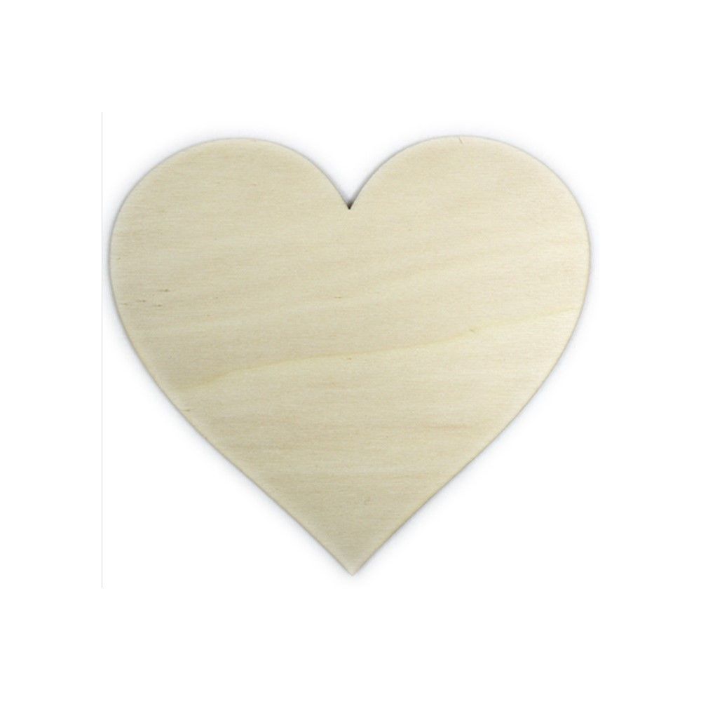 Cuore in legno cm 14