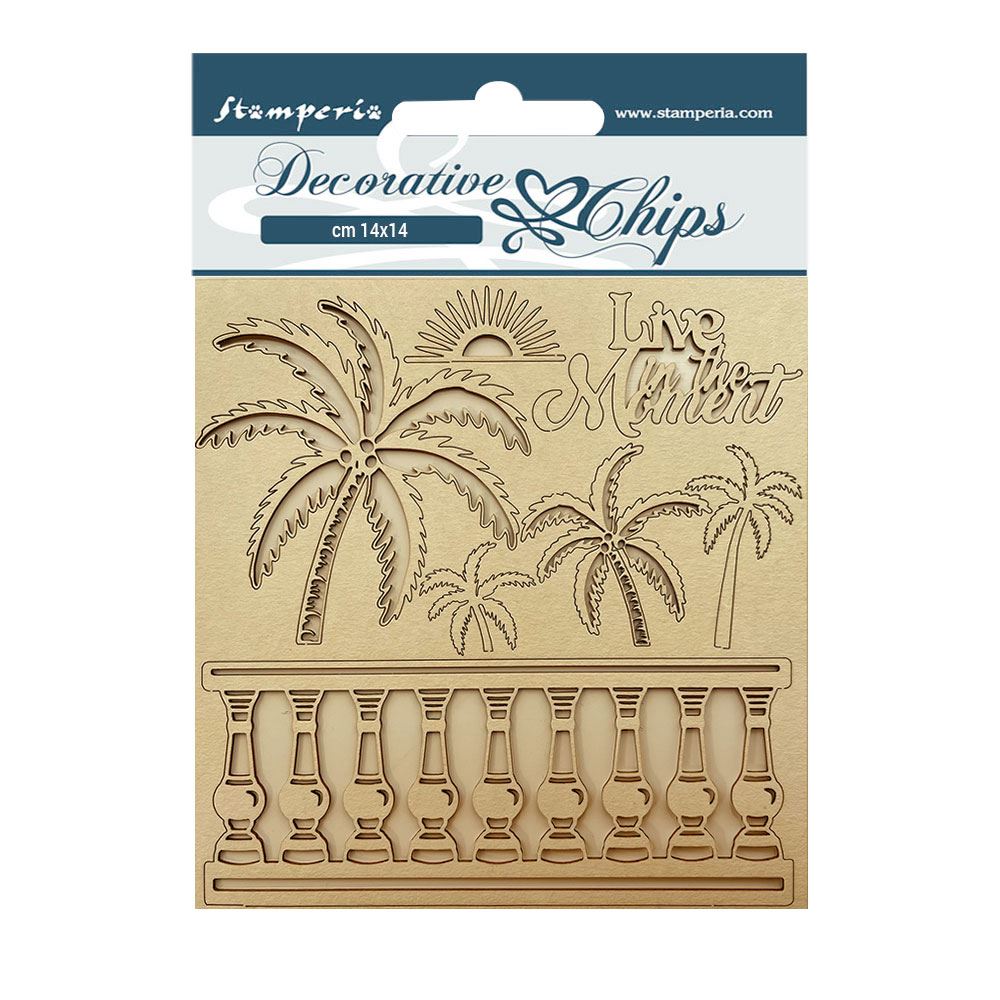 Decorative Chips Blue Dream palme