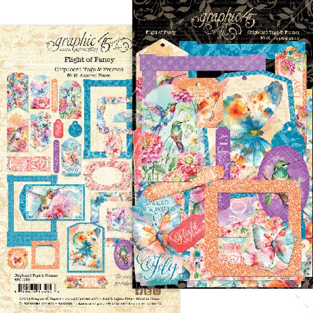 Die cuts Chipboards Tags & Frames