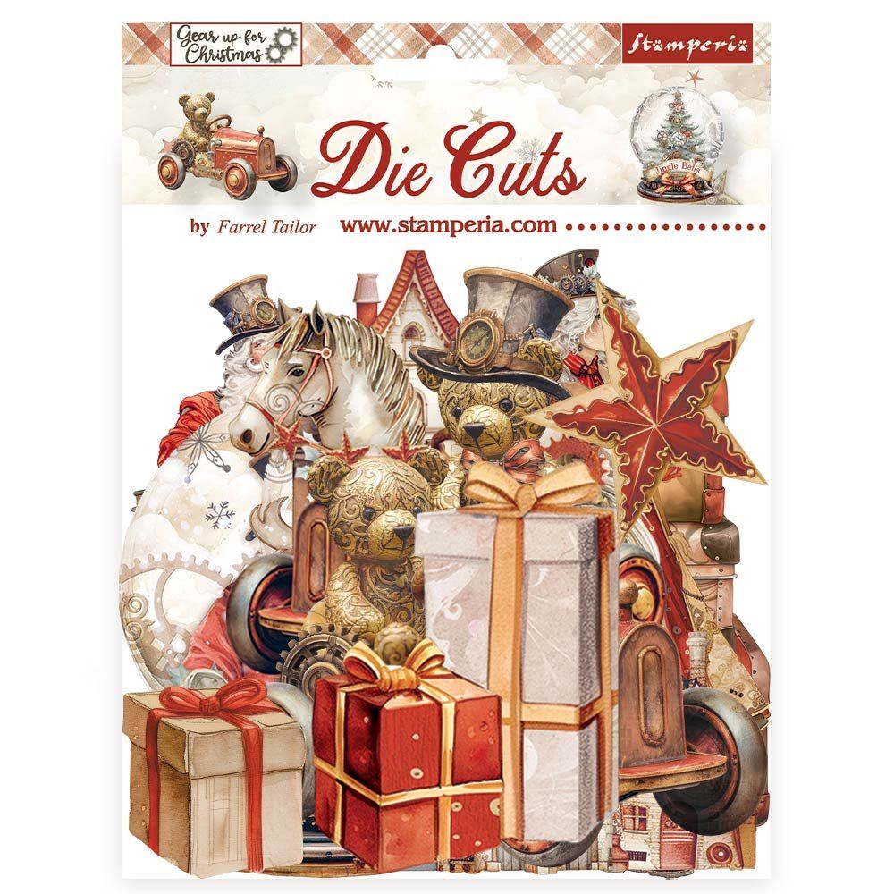 Die cuts Gear up for Christmas Stamperia