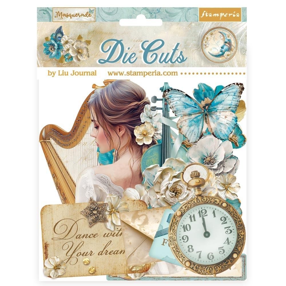 Die cuts Masquerade Stamperia