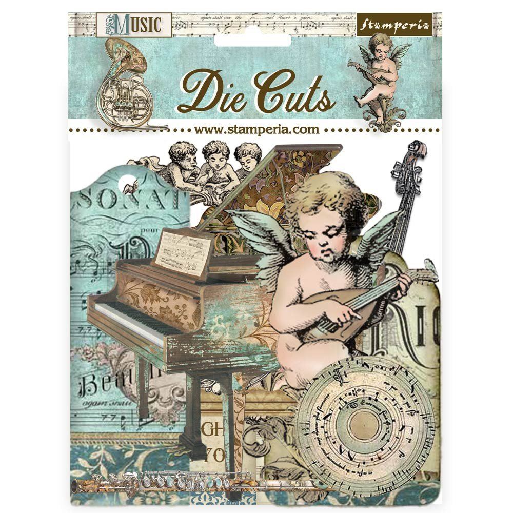 Die cuts Music Stamperia