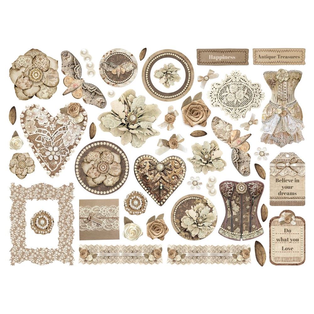 Die cuts Old Lace Stamperia