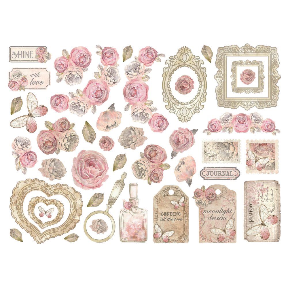 Die cuts Shabby Rose Stamperia