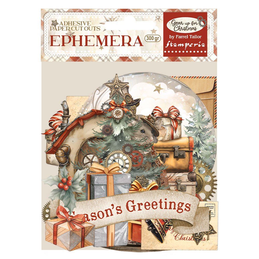 Ephemera Gear up for Christmas Stamperia