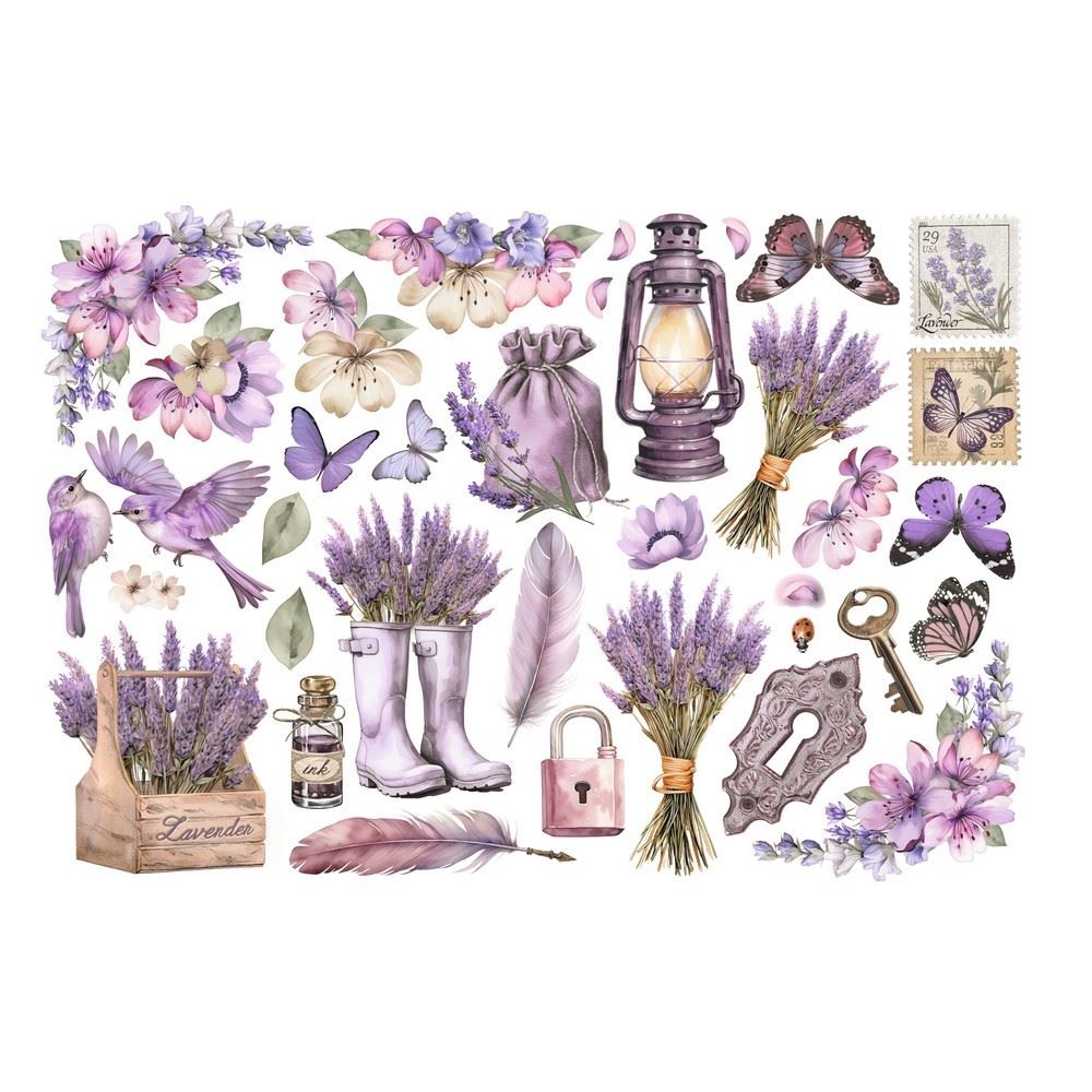 Ephemera Lavender Stamperia