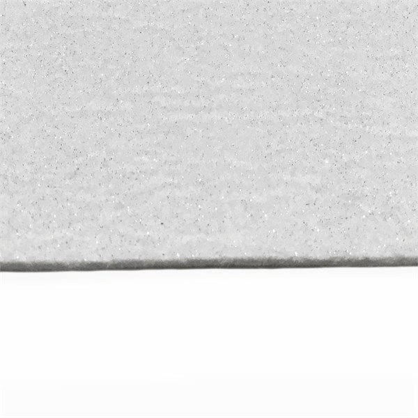 Feltro 3mm Glitter Bianco 50x70 - Mondo Fai da Te