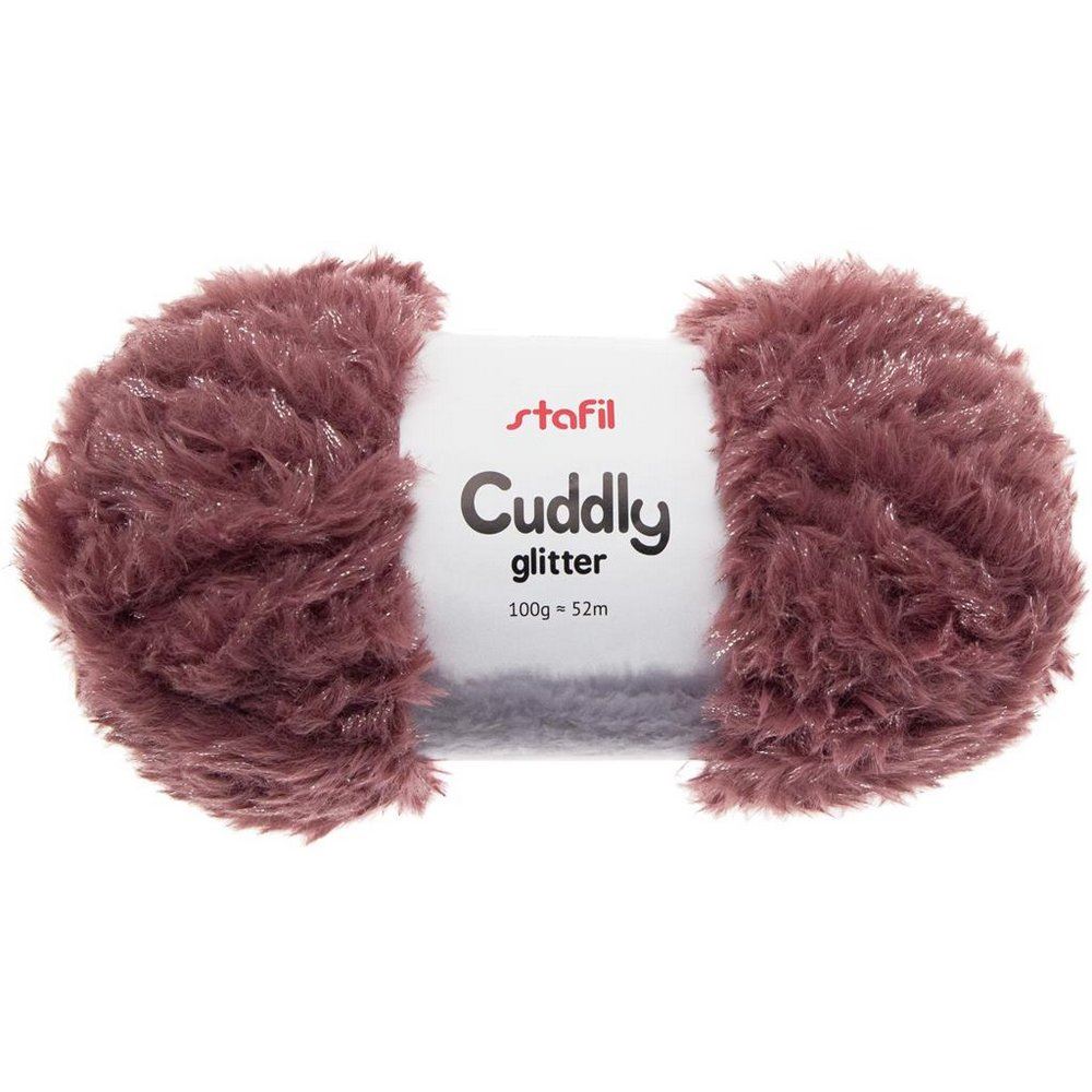 Filo di Peluche Cuddly Glitter Rosa Antico