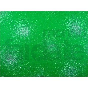 Feltro pannolenci glitter verde mela, 1 mm di spessore, 50x45 cm