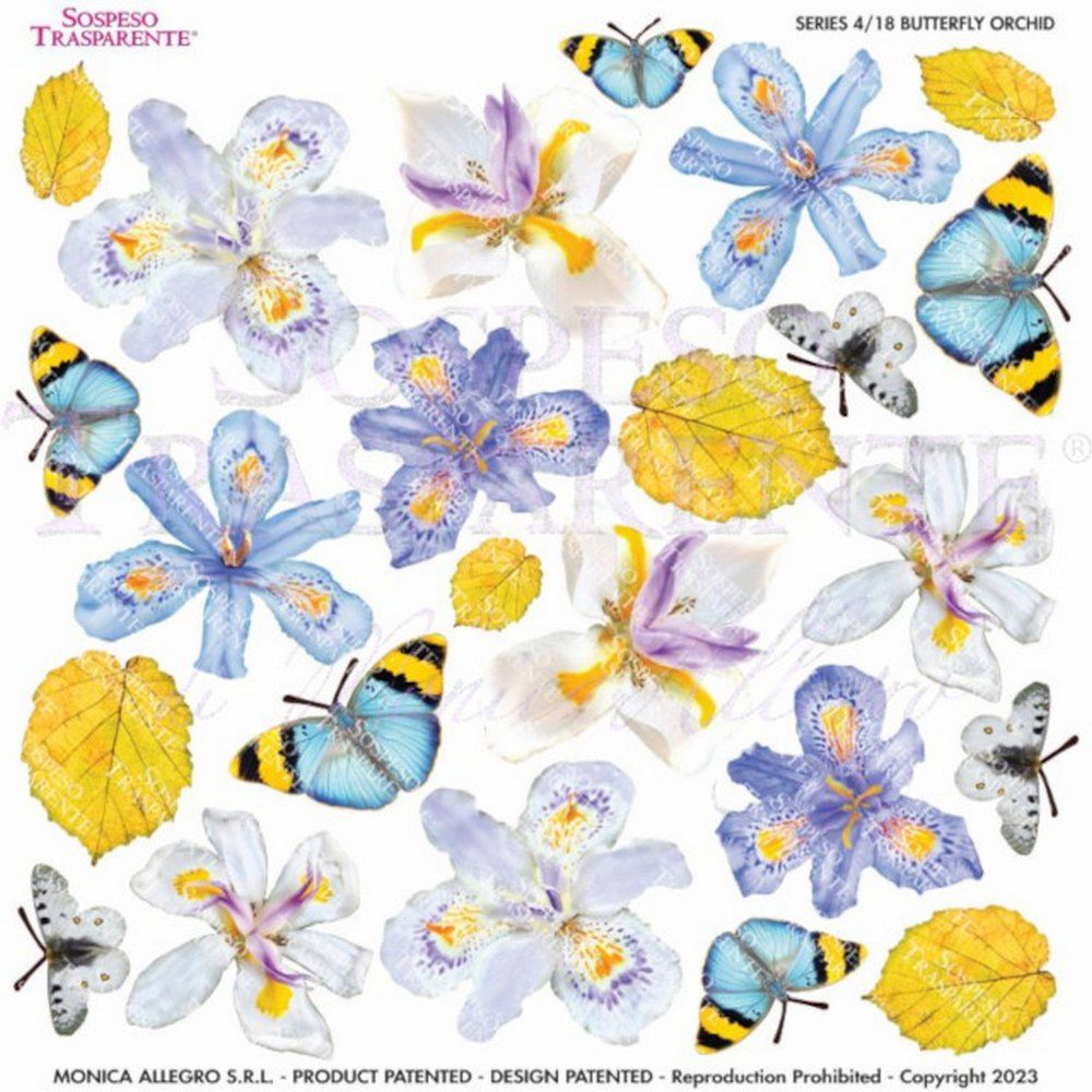 Pellicola Modellabile Butterfly Orchid Serie 4