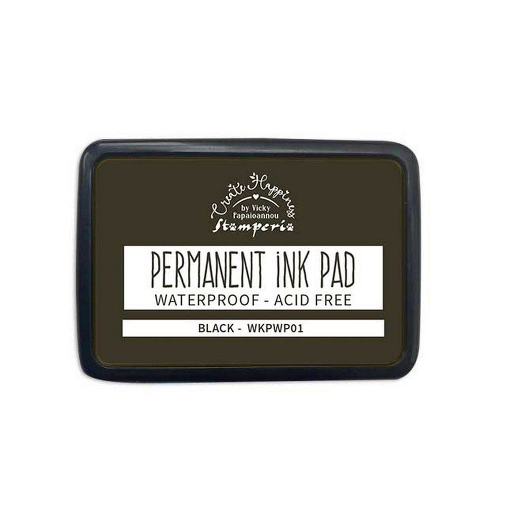 Permanent Ink pad Black Stamperia