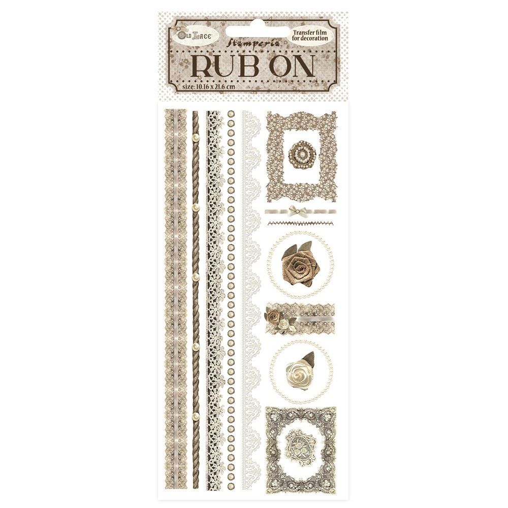 Rub-on Old Lace bordure Stamperia