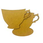 Sagoma Golden Harmony tazza in MDF