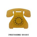 Sagoma Golden Harmony telefono in MDF