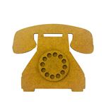 Sagoma Golden Harmony telefono in MDF