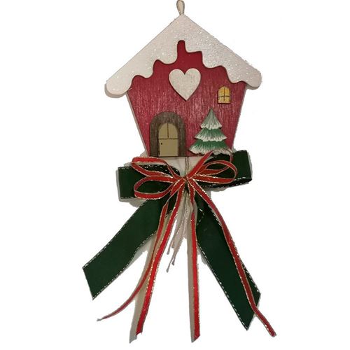 Buone Feste in Legno - Scritte in Legno Decorative (10 pezzi per  confezione)