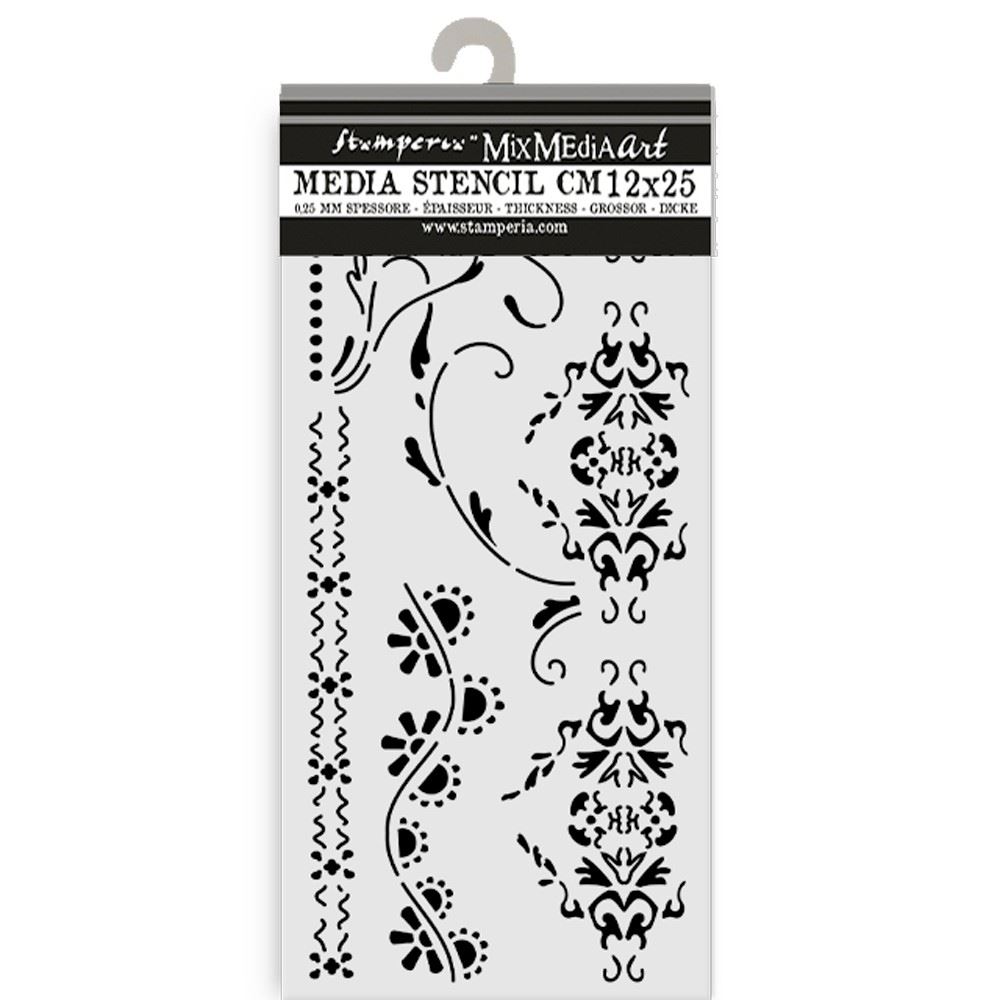 Stencil Old Lace bordure