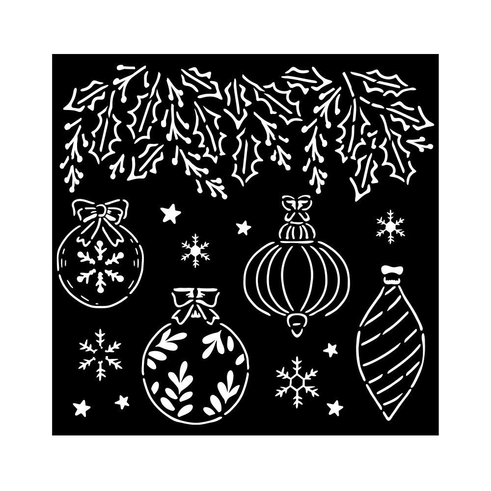 Stencil The Nutcracker palline Natale