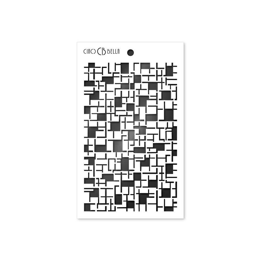 Texture Stencil Crossword Mondo Fai da Te