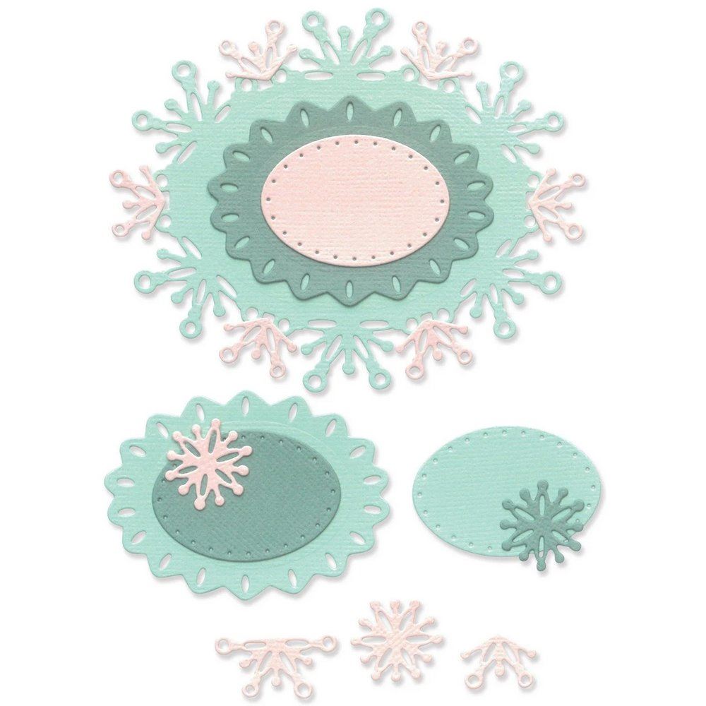 Thinlits Snowflake Labels