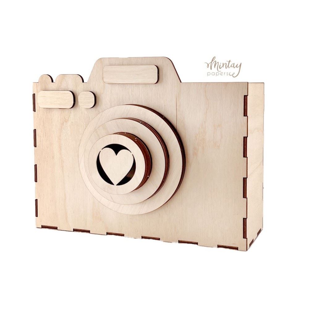 Woodies Decor Camera Box Mintay