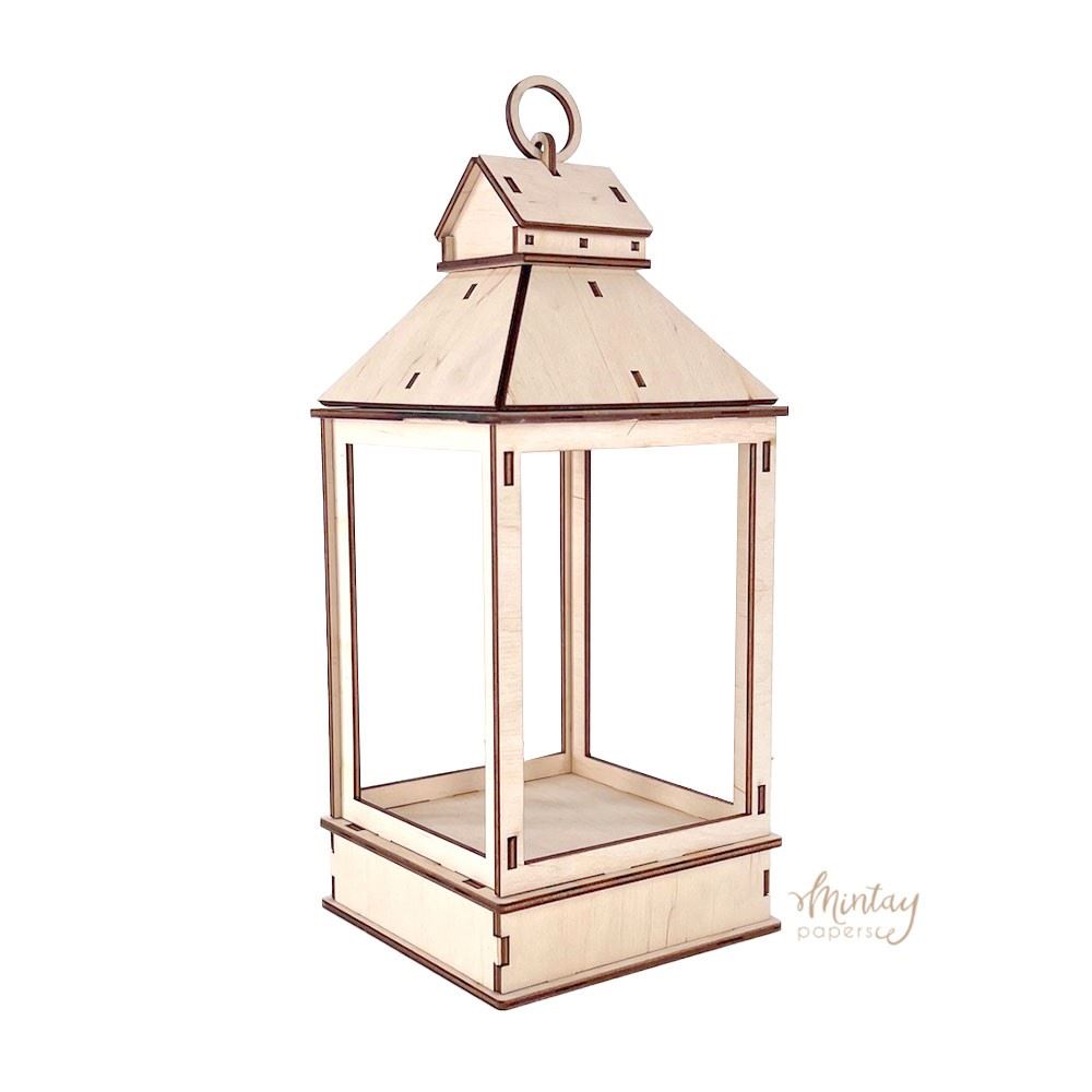 Woodies Decor Lantern Mintay